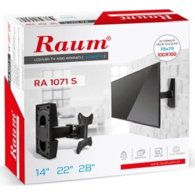 Ra1071 S 14"- 22"- 28" Hareketli Askı Aparatı Raum (Delikler 75X75mm-100X100mm) RAUM