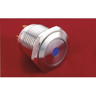 19Mm Metal Nokta Led'li Buton Yaylı Ip67 Las1-Gq-11D