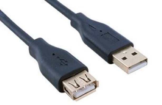 Usb206 Usb 2.0 Version Am Af Kablo 3 Mt Dişi-Erkek siyah/mavi