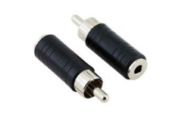 Ks417 1Rca Erkek- 3.5 Mm Stereo Dişi Adaptör