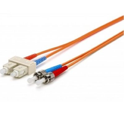 Sc-St Mm Dx 50/125 Patch Cord 2M