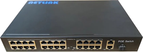 Ntl242sfpaf 24 Port 10/100 Poe + 2 Port Gigabit Uplink +1 Port Sfp 300W Netlink