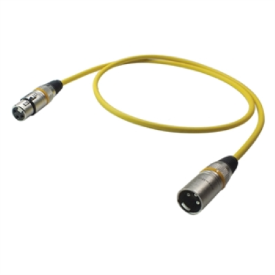 E4004 B 8Mt Sarı Ara Kablo Xlr Erkek + Xlr Dişi Pvc Ara Kablo ESTELLO