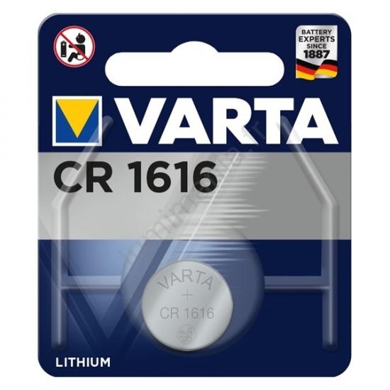 6616-1 Cr1616 3V Lityum Pil Electronic Varta