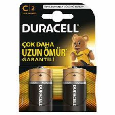 C/2 Lr14 / Mn1400 Duracell Orta Boy Pil ( 1 Paket Fiyatı )