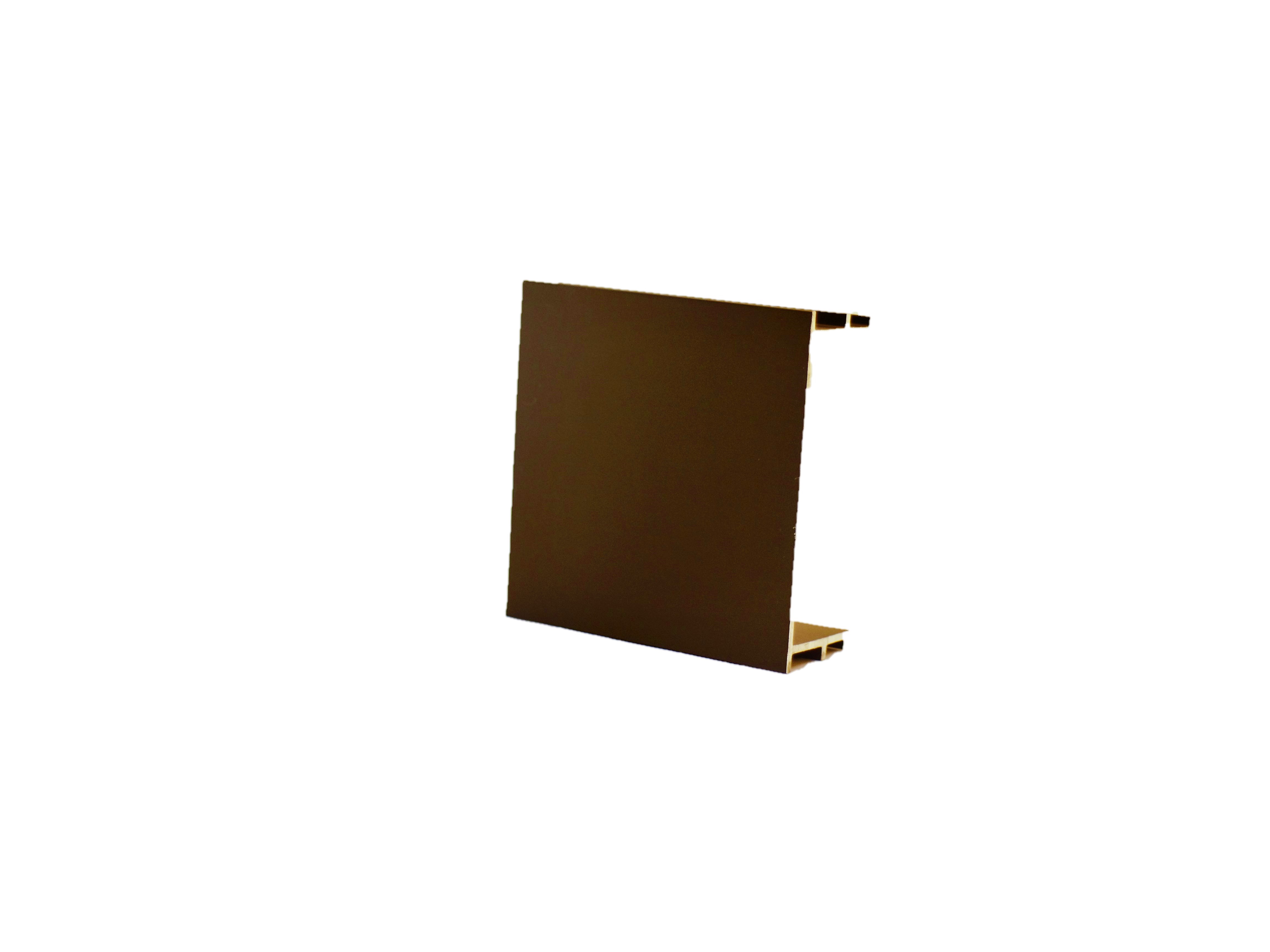 BN-Al1045br 45X45 Boş Kapak Mat Bronz Alüminyum