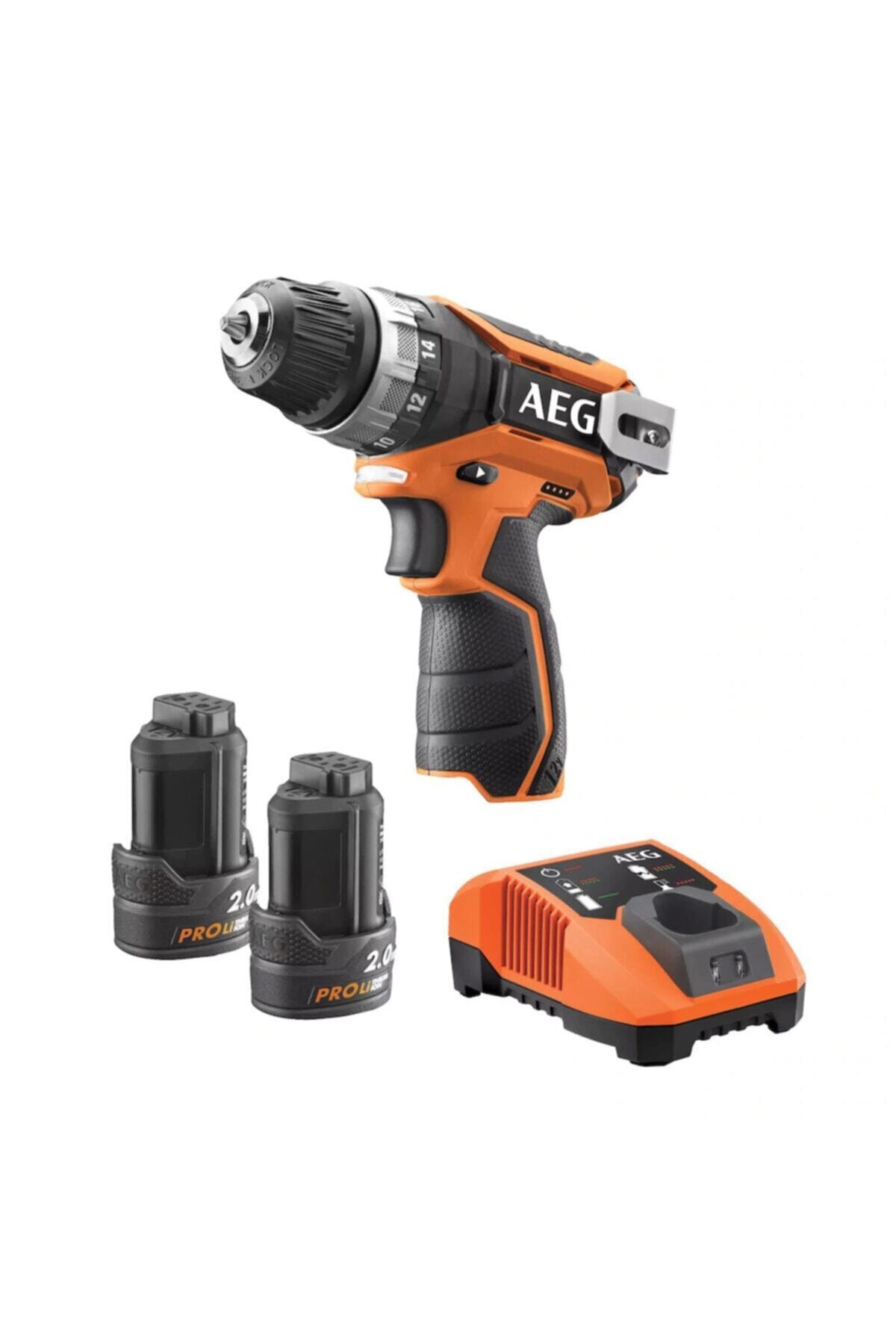 Aeg BS 12 C2 LI Çift Akülü Matkap (Lithium ion 12 V; 2.0 Ah)