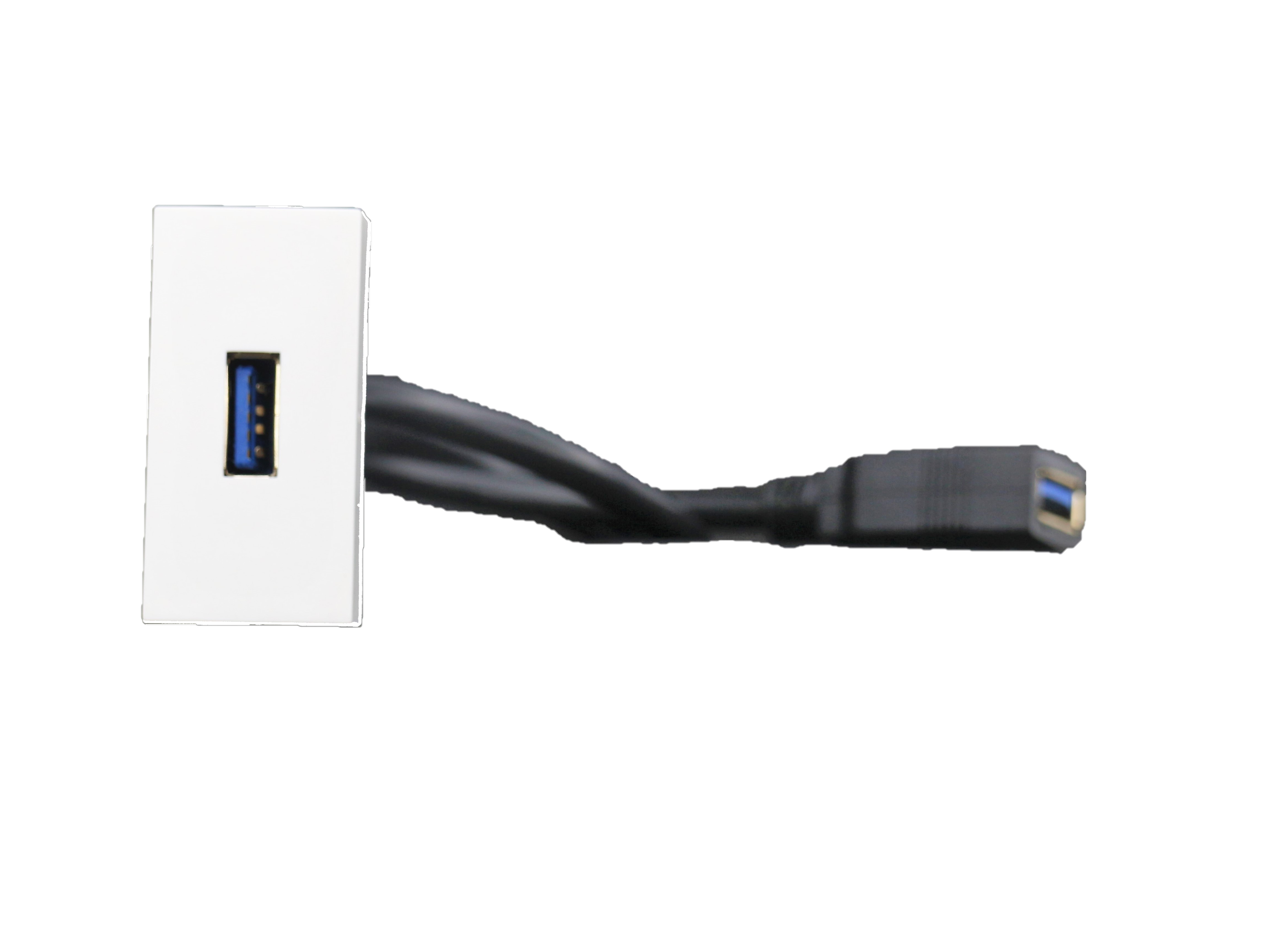 Bn-Usb25bk30 45X22,5 Beyaz Usb Priz 30Cm Kablolu