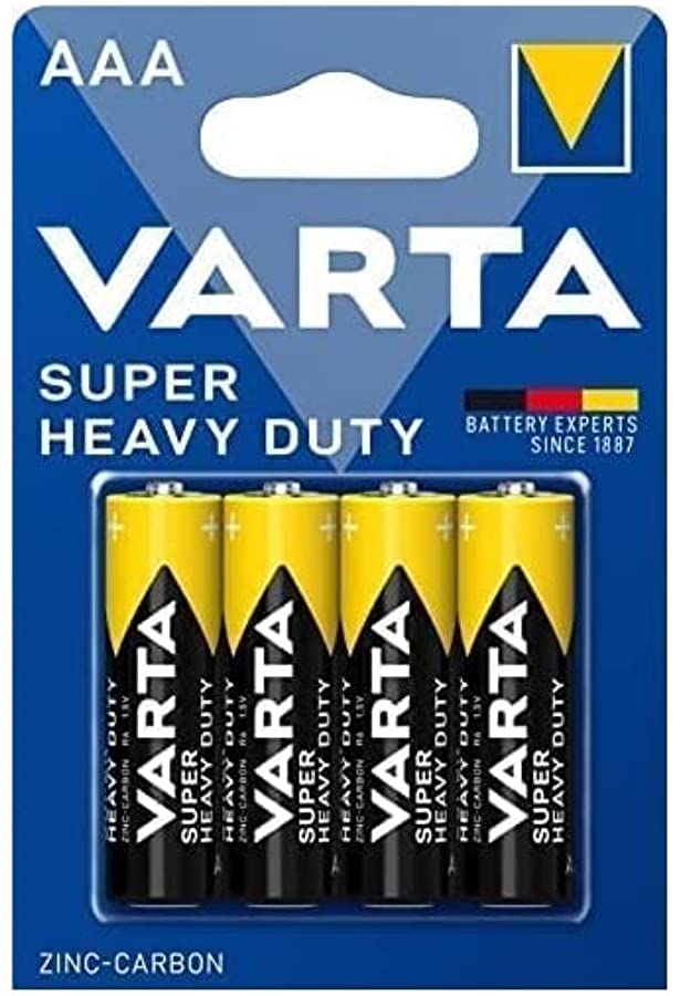 2003 VARTA AAA SUPERLİFE ÇİNKO/CARBON İNCE PİL (ADET FİYATI)