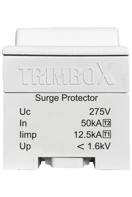 YM3T1T2 TRIMBOX AG PARAFUDRLAR TRİFAZE Trimbox B+C Sınıfı 4 Kutuplu Parafudr (50kA)